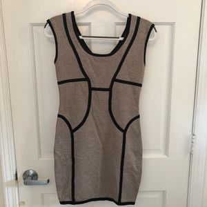 Gold Bodycon Shimmer Dress